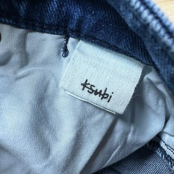 Ksubi NWT Van Winkle Skinny Jeans In Trashed Dreams Blue Size 32x32 Distressed - Picture 8 of 12